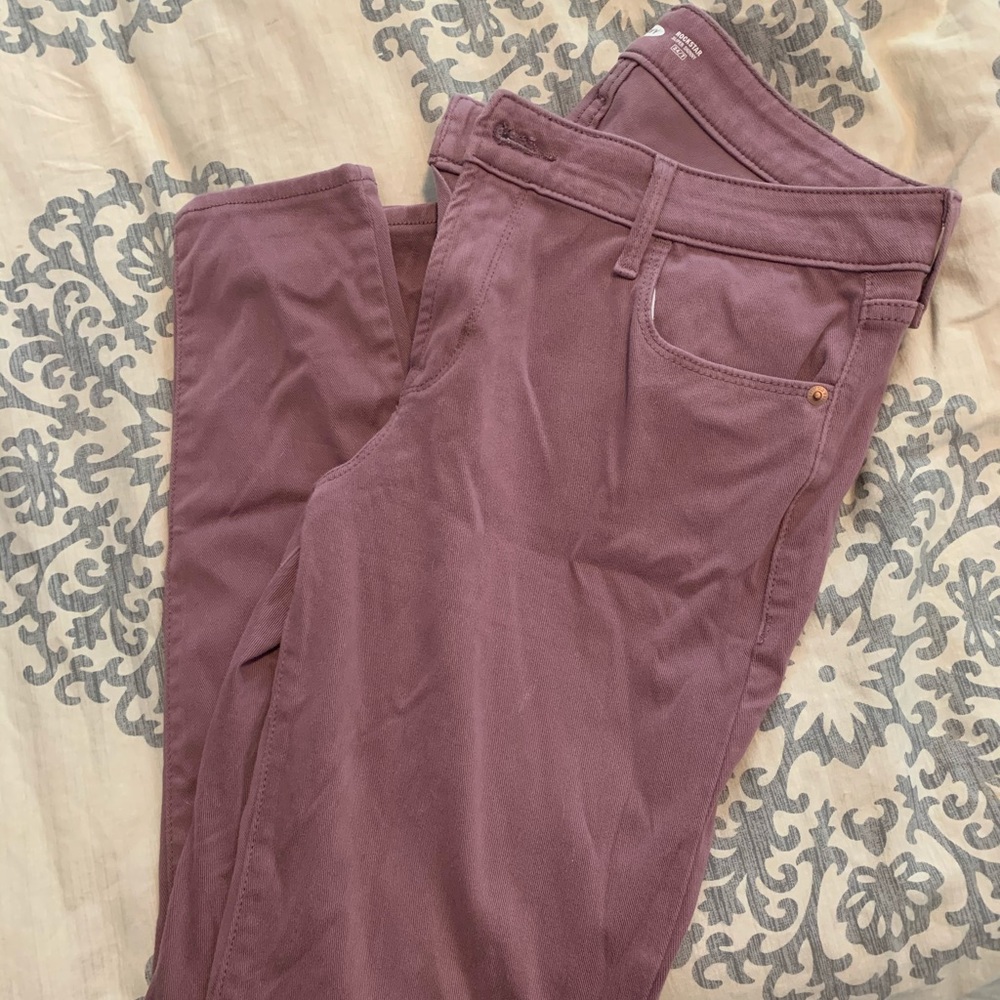 High waisted jegging.
